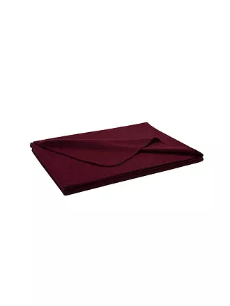 STEINER 1888 | Wolldecke "Sophia" 145x190cm (Rubin) | beere